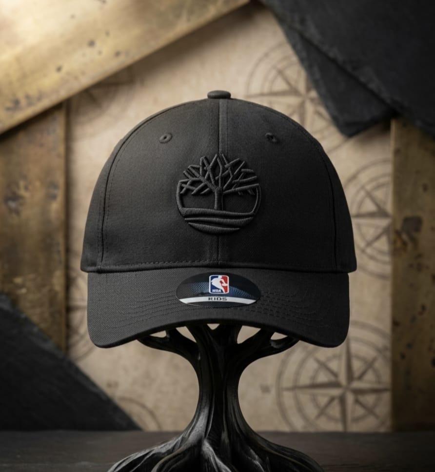 Timberland Black Premium Cap for Men | Adjustable Baseball Hat