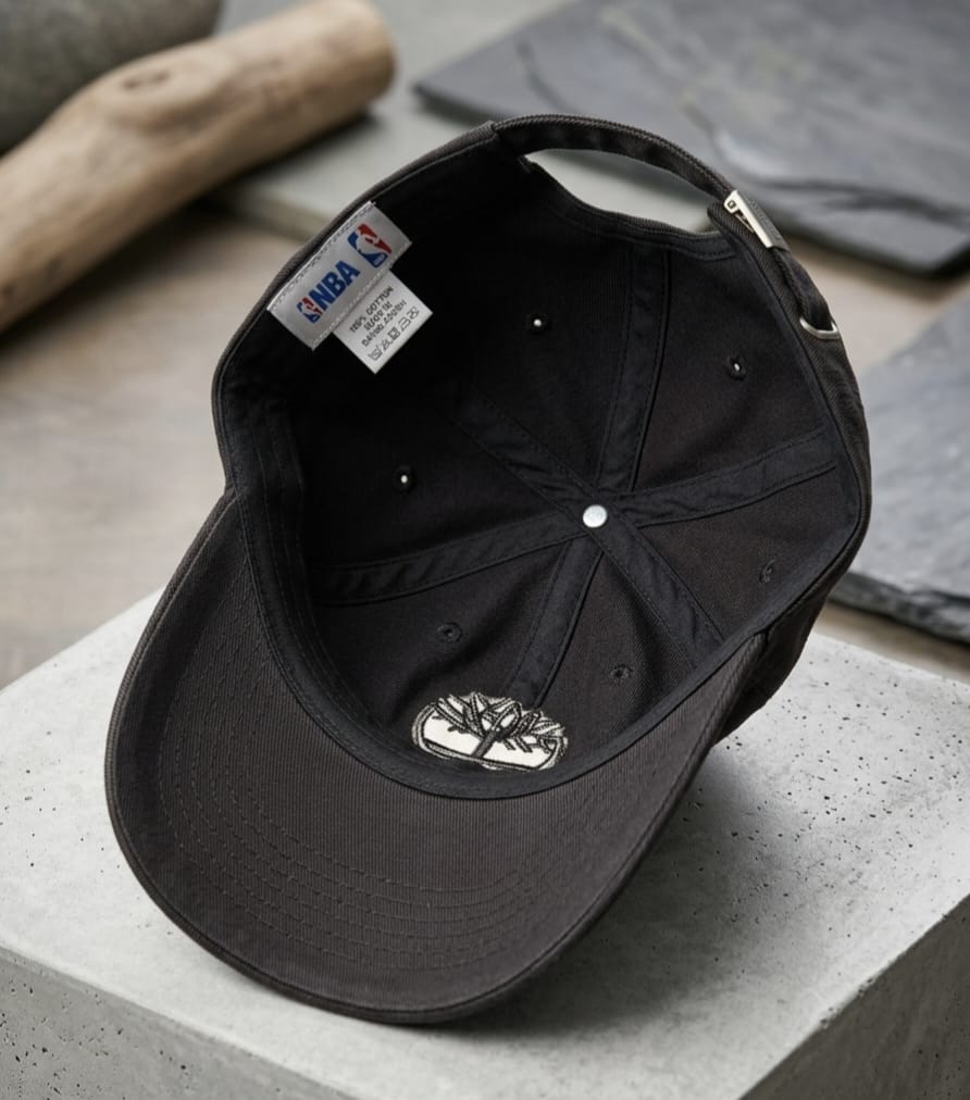 Timberland Black Premium Cap for Men | Adjustable Baseball Hat