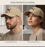 PUMA Beige Cap for Men | Adjustable Baseball Hat