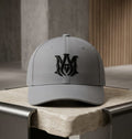 AM Embroidery Grey Baseball Cap – Premium Streetwear Unisex Hat