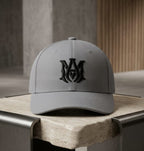 AM Embroidery Grey Baseball Cap – Premium Streetwear Unisex Hat