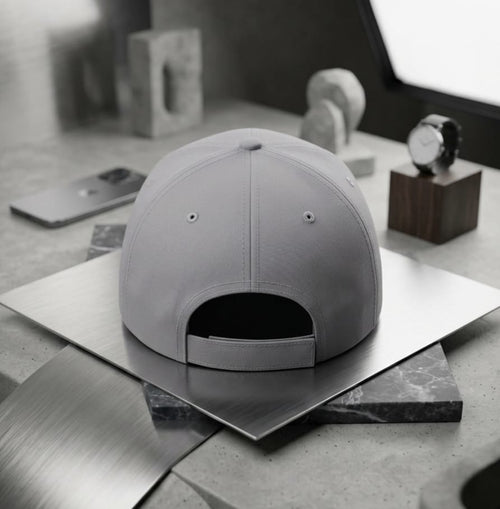 AM Embroidery Grey Baseball Cap – Premium Streetwear Unisex Hat