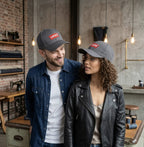 Levi's Red Logo Patch Charcoal Grey Baseball Cap – Premium Cotton Unisex Hat