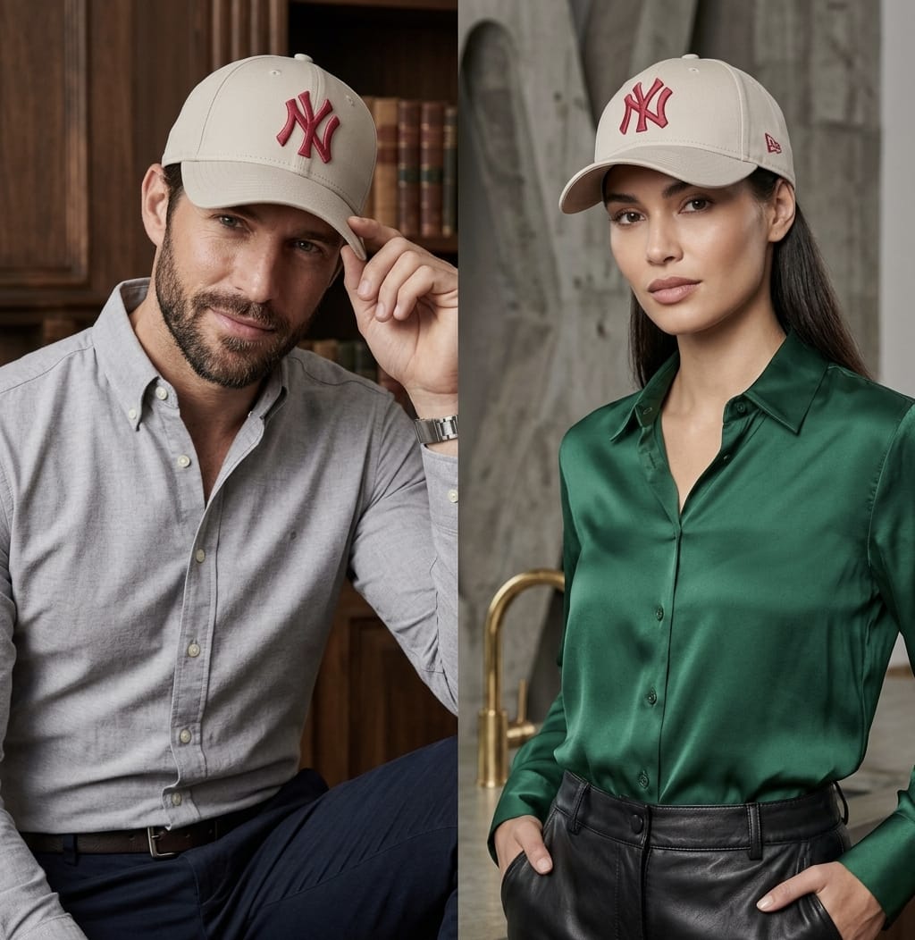 NY New York Yankees Embroidered White Baseball Cap – Premium Cotton Unisex Hat