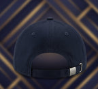 LA Navy Blue Premium Baseball Cap for Men | Adjustable Fit