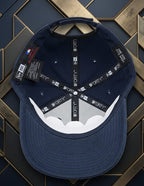 LA Navy Blue Premium Baseball Cap for Men | Adjustable Fit