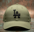 LA Olive Green Premium Cap for Men | Adjustable Baseball Hat