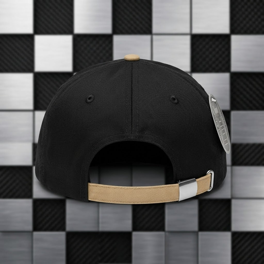 Nike Black Beige Cap – Premium Swoosh Logo Sports Baseball Hat
