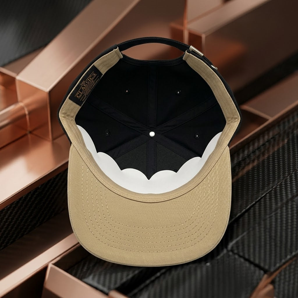 Nike Black Beige Cap – Premium Swoosh Logo Sports Baseball Hat