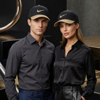 Nike Black Beige Cap – Premium Swoosh Logo Sports Baseball Hat