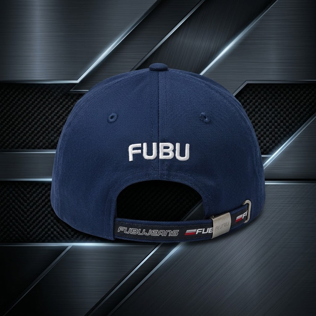 Navy Blue Premium Cap – Stylish Embroidered Logo Baseball Hat