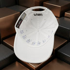 White Baseball Cap – Premium Embroidered Logo Casual Hat
