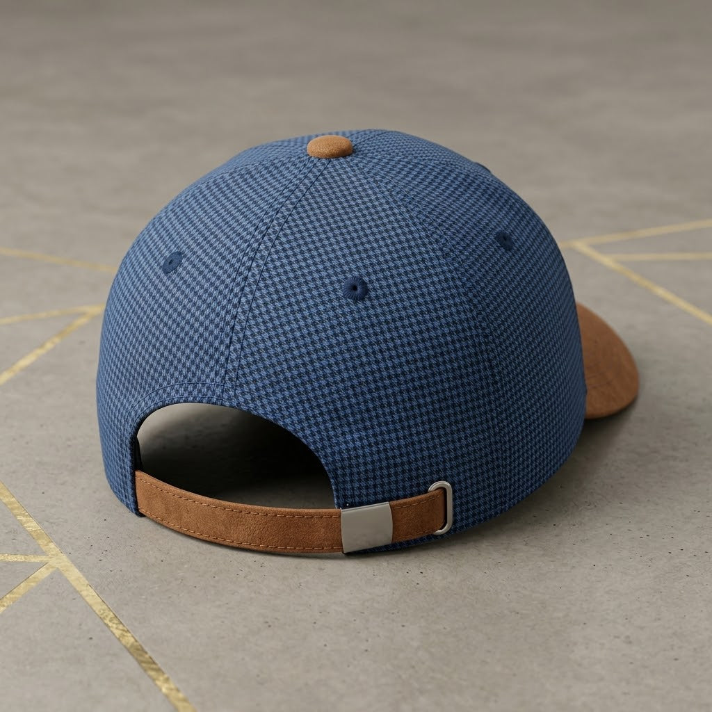 FUBU Blue Brown Baseball Cap – Stylish Logo Casual Hat