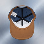 FUBU Blue Brown Baseball Cap – Stylish Logo Casual Hat