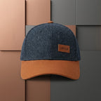 FUBU Denim & Brown Baseball Cap – Premium Casual Adjustable Hat