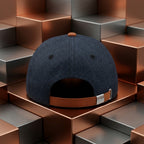 FUBU Denim & Brown Baseball Cap – Premium Casual Adjustable Hat