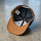 FUBU Denim & Brown Baseball Cap – Premium Casual Adjustable Hat