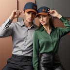 FUBU Denim & Brown Baseball Cap – Premium Casual Adjustable Hat