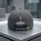 U.S. Polo Gray Cap – Premium Embroidered Logo Baseball Hat