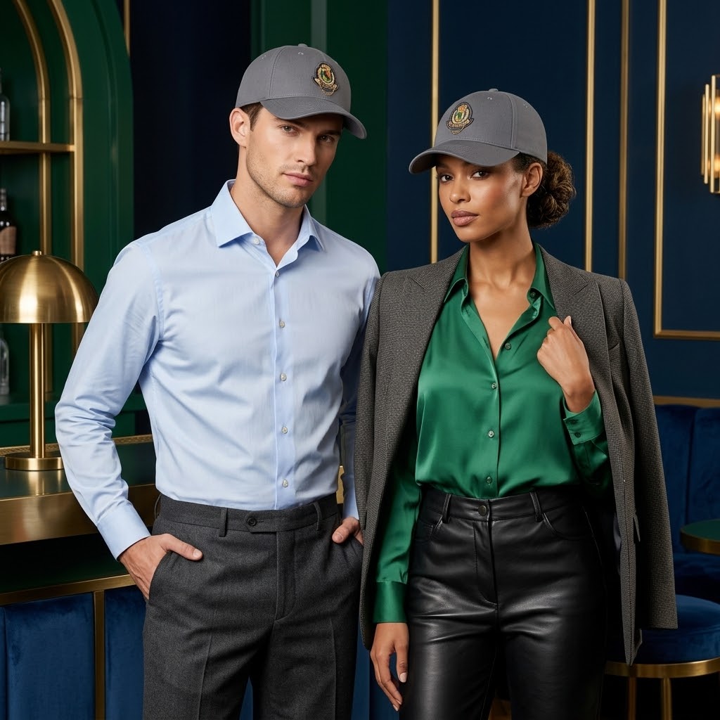 U.S. Polo Gray Cap – Premium Embroidered Logo Baseball Hat