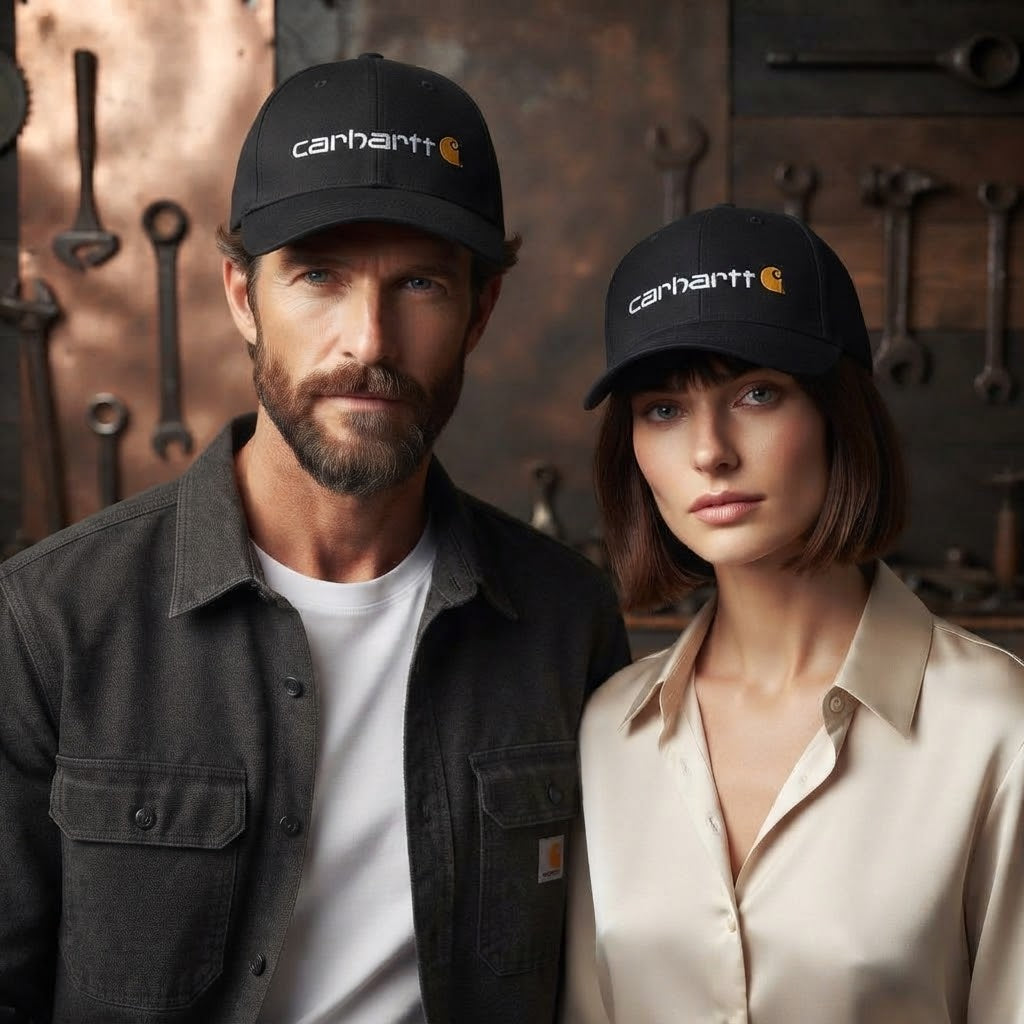Carhartt Original Logo Baseball Cap for Men – Adjustable Canvas Cap