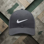 Nike Swoosh Logo Baseball Cap - Charcoal Grey