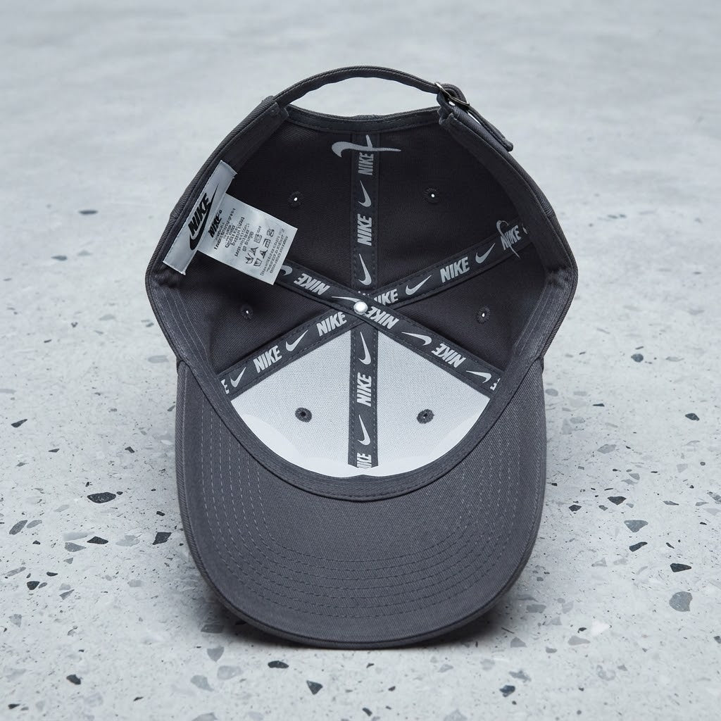 Nike Swoosh Logo Baseball Cap - Charcoal Grey