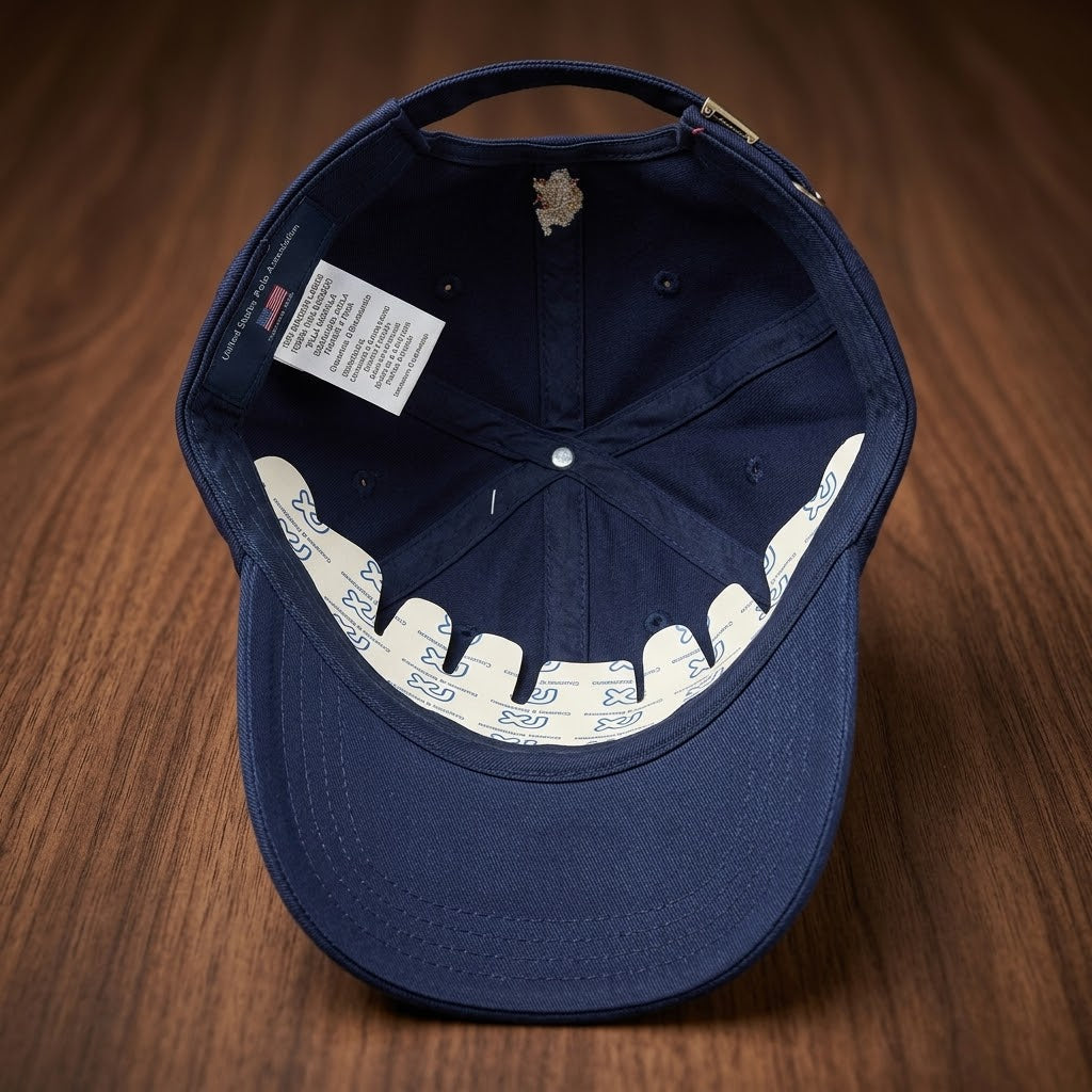 U.S. POLO Navy Blue Premium Cap for Men | Adjustable Baseball Hat