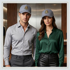 U.S. Polo Royal Crest Cotton Baseball Cap for Men – Grey