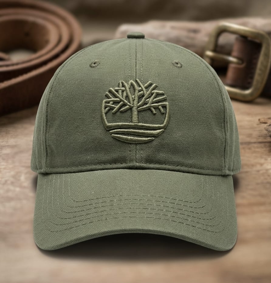 Timberland Green Baseball Cap for Men – Adjustable Casual Hat